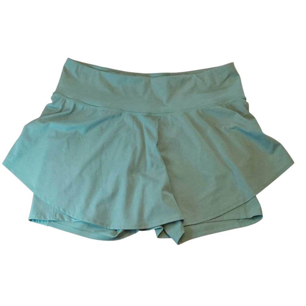 Old Navy Athleisure Skort Tennis Golf Pickleball Sage Green XXL 2XL Pleated Back